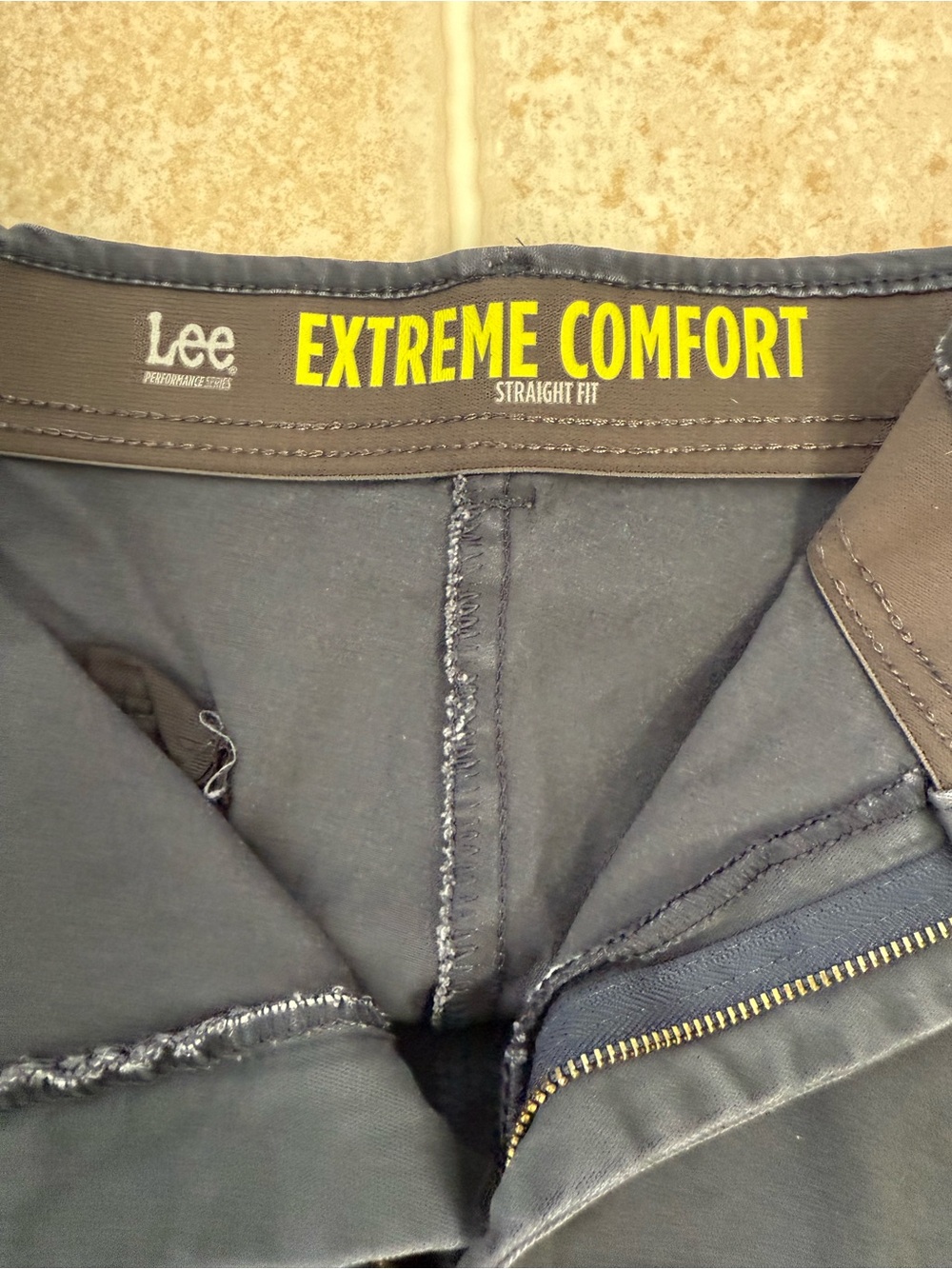 Lee Extreme Comfort Straight Fit Jeans - Black 40x29